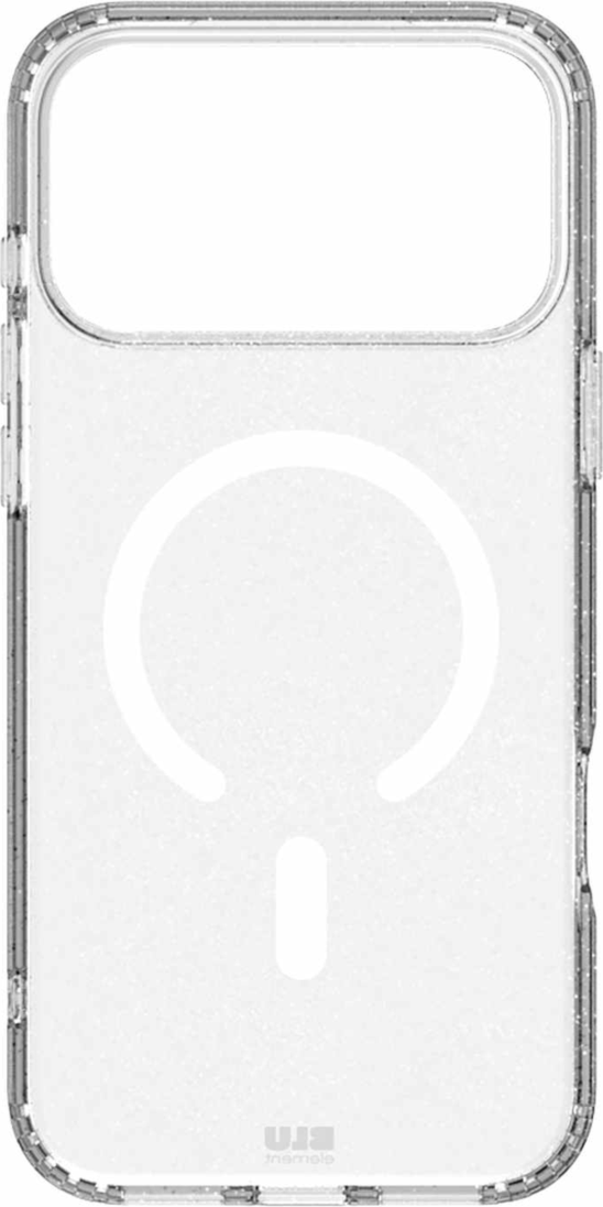 Blu Element - DropZone Rugged MagSafe Case Clear Glitter for iPhone 17 Pro Max