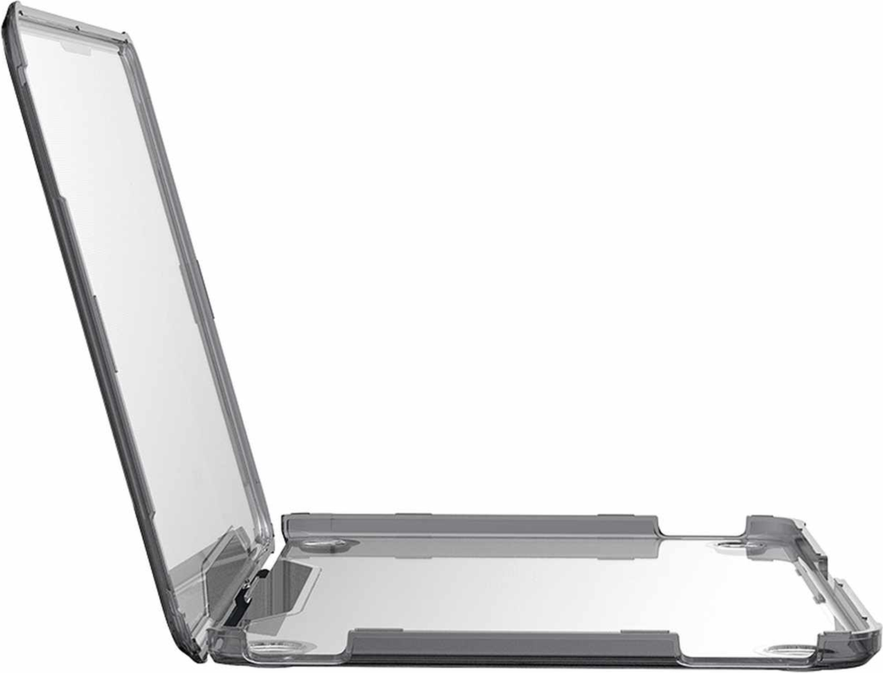 The UAG Plyo series provides stylish, military-grade drop protection for MacBooks with a hinged, rugged design and tactile grip.