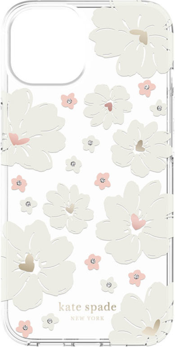 Kate Spade NY - Protective Hardshell Case for iPhone 14 - Classic Peony