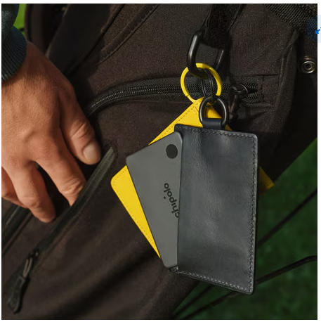 Chipolo - CARD Tracking Tag (Works with Android's Find Hub Device or Apple Find My) - Charcoal