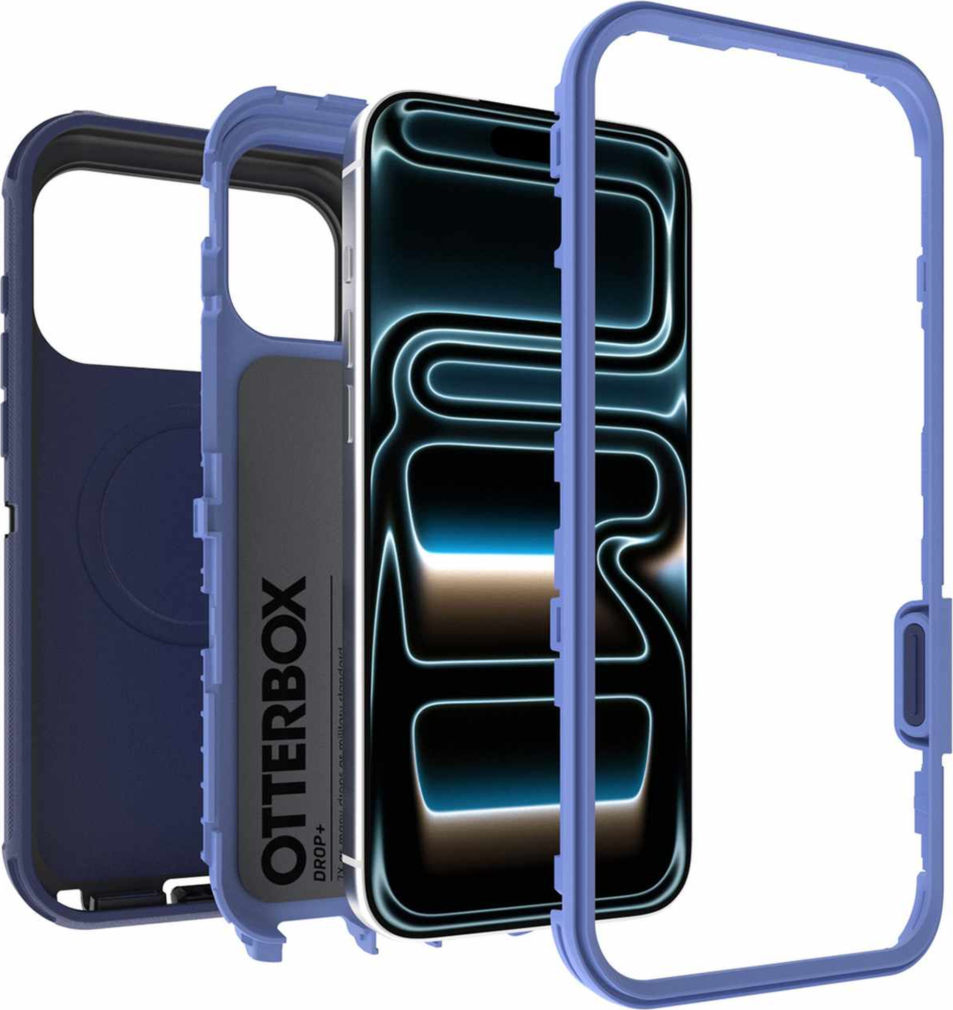 OtterBox - Defender Pro MagSafe Case Witherwill Blue for iPhone 18 Pro Max/17 Pro Max