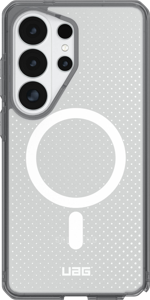 The UAG Dot case keeps devices protected without sacrificing style, featuring soft-touch silicone, a micro-perforated design, and a built-in magnet for magnetic accessories.