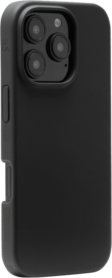 Strengthened with Graphene, ZAGG's Manhattan Snap series case offers a soft-touch surface, 13 ft drop protection, and seamless MagSafe compatibility.