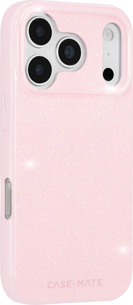 Case-Mate - Opaque Twinkle MagSafe Case for Apple iPhone 18 Pro/17 Pro - Ballet Pink