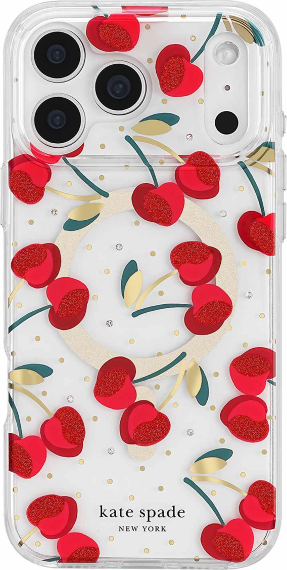 Kate Spade - Protective MagSafe Case Cherry Dot for iPhone 18 Pro/17 Pro