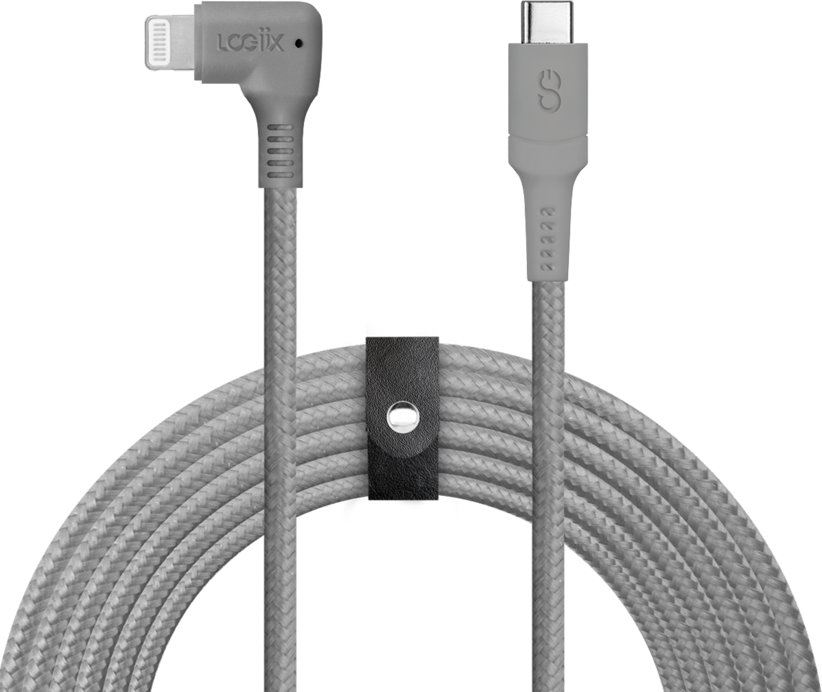 LOGiiX Piston Connect XL 90 3M USB-C vers Lightning - Gris Graphite