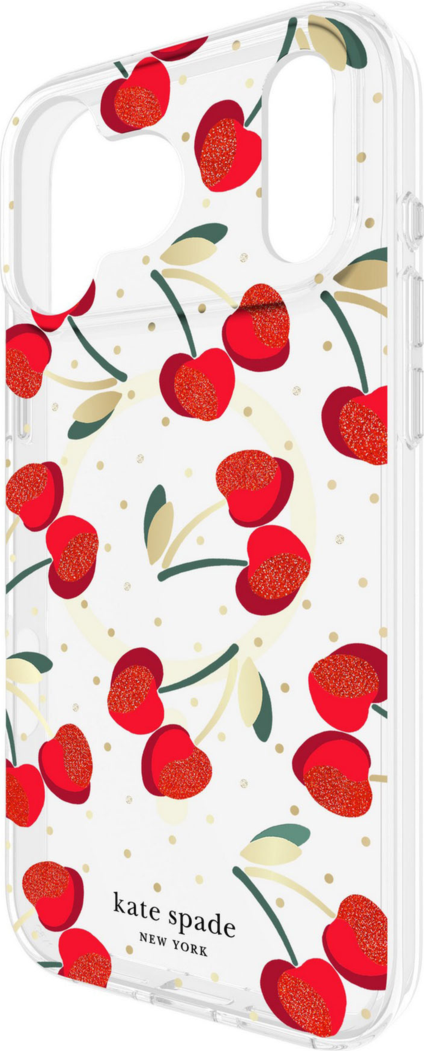 Kate Spade KS057242 Étui Protective MagSafe Cherry Dot pour iPhone 17 Pro Max