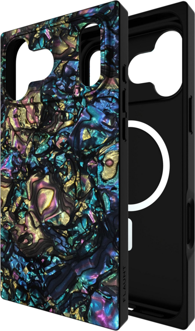 Flaunt - Square MagSafe Case for Apple iPhone 17 Pro Max - Abalone Shell