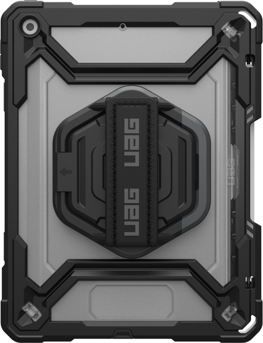 <p>Get military-grade protection with the UAG Plasma case featuring a retractable stand and a hand strap to provide convenience while on-the-go.</p>