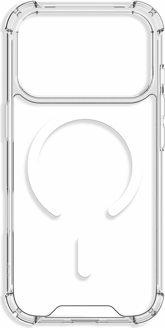 Blu Element - Boîtier MagSafe robuste DropZone transparent pour iPhone 17 Pro