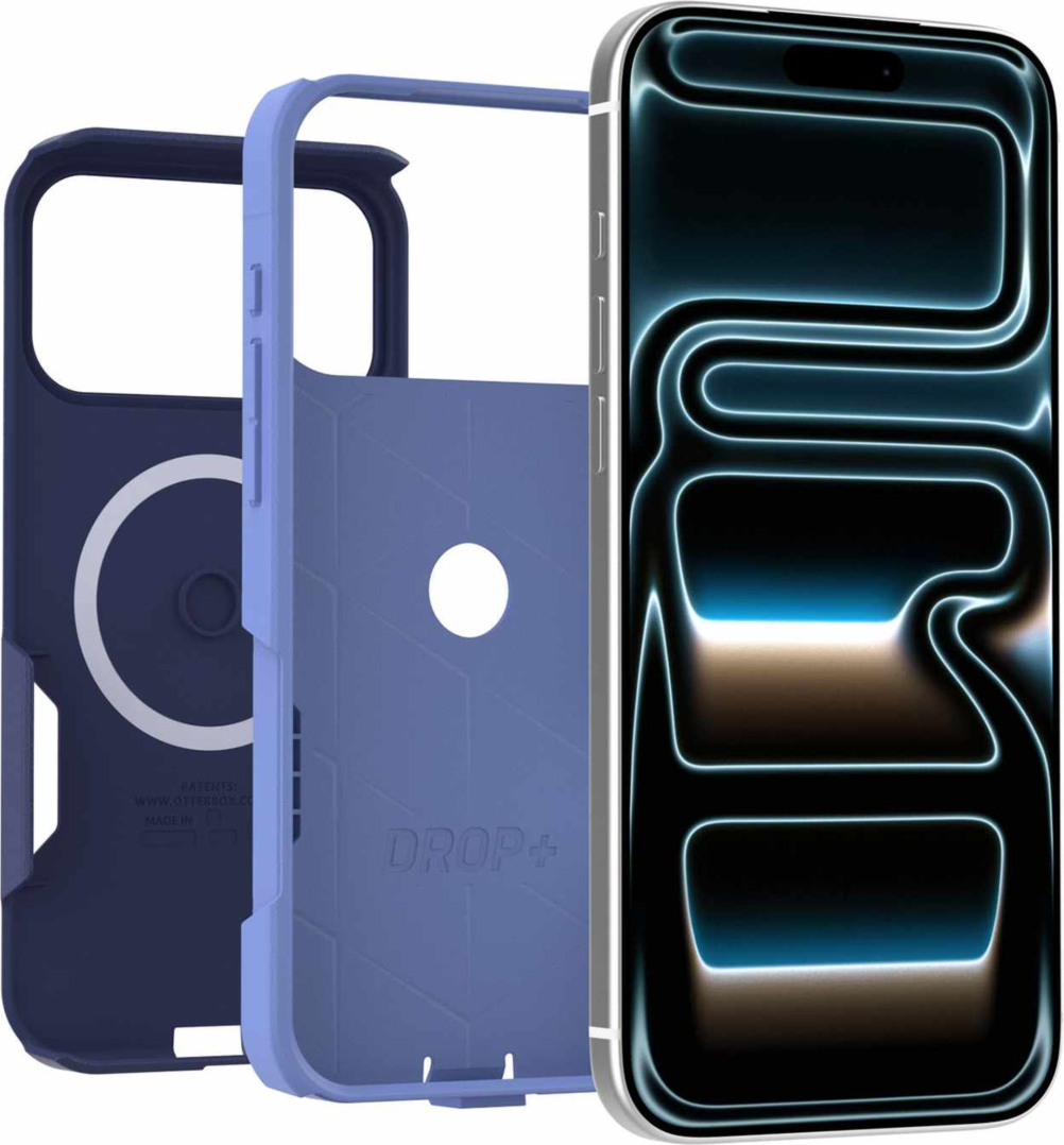 OtterBox - Commuter MagSafe Case Witherwill Blue for iPhone 18 Pro Max/17 Pro Max