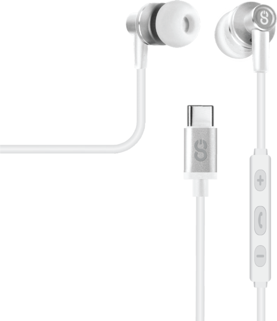 LOGiiX Écouteurs intra-auriculaires USB-C Tunefreqs - Argent