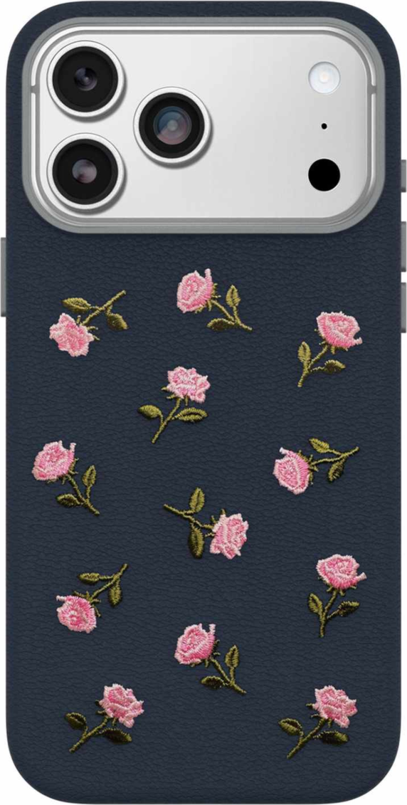 OtterBox - Coque Embroidery MagSafe Symmetry Cactus Leather Manor Bloom pour iPhone 18 Pro Max/17 Pro Max