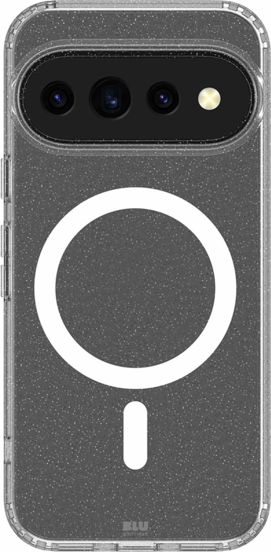 Blu Element - Étui Dropzone robuste à paillettes avec aimants transparent pour Google Pixel 11