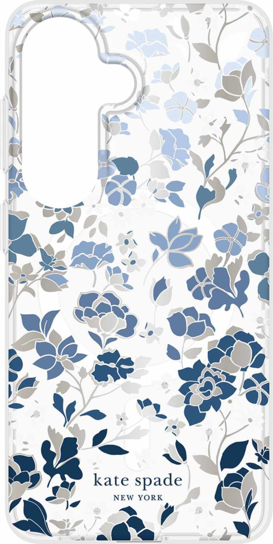 Kate Spade - Protective Case w/Magnets Flowerbed Blue for Samsung Galaxy S26