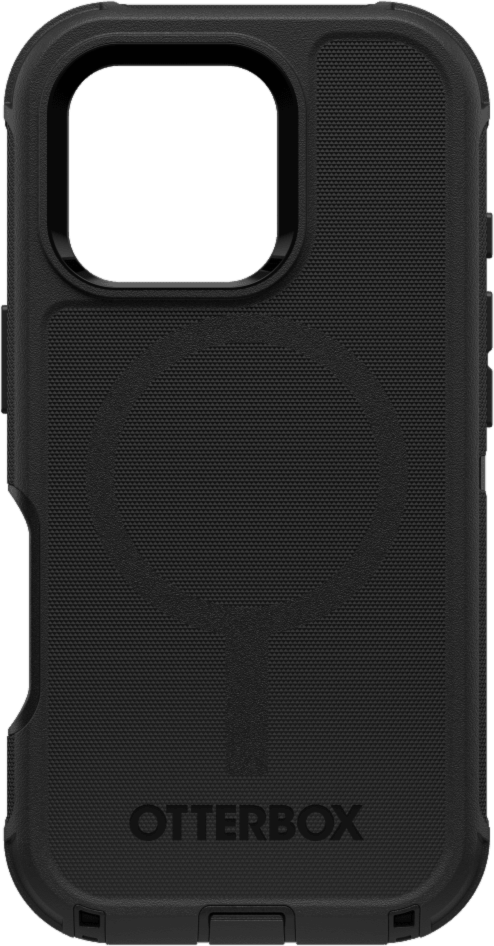 The OtterBox Defender Series Pro with MagSafe is the toughest case providing rugged protection against harsh drops. Equipped with MagSafe magnets and non-slip texturing.