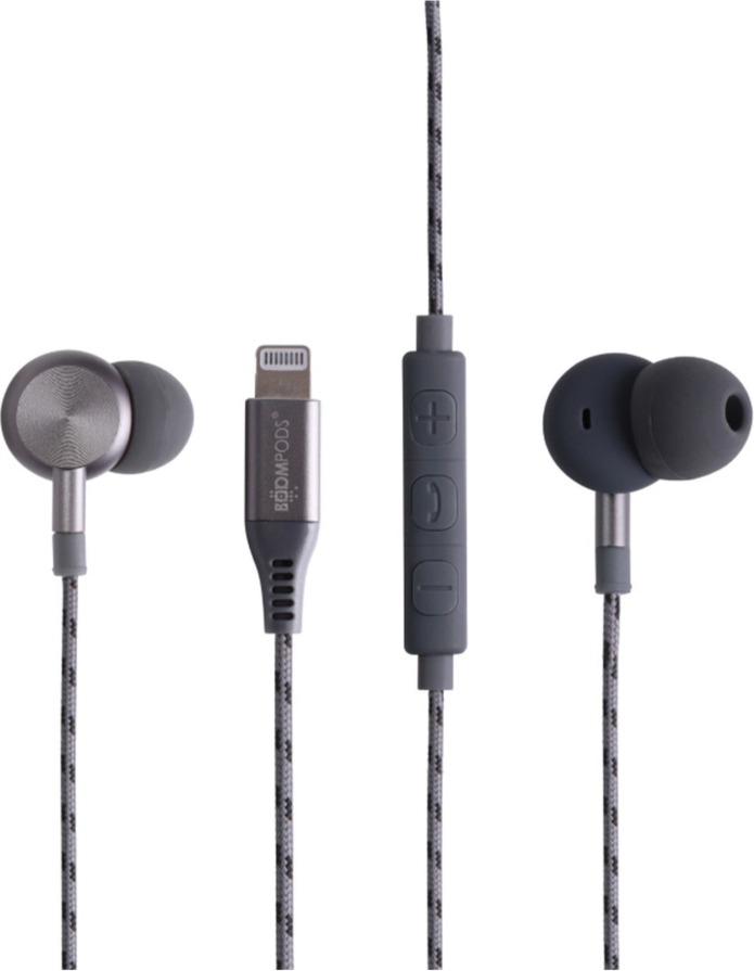 Boompods Digibuds In-Ear Lightning Headphones - Graphite