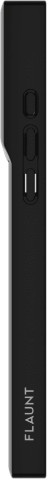 The FLAUNT SQUARE® Faux Leather case offers sleek, chic protection with a patent-pending square design and cushioned corners for enhanced shock absorption, featuring 12ft drop test protection.