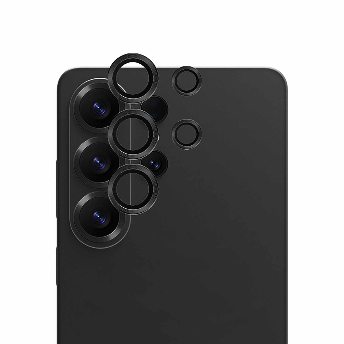 Blu Element BELPS26U Protecteur D'objectif en Aluminium 1 par 1 Noir pour Samsung Galaxy S26 Ultra