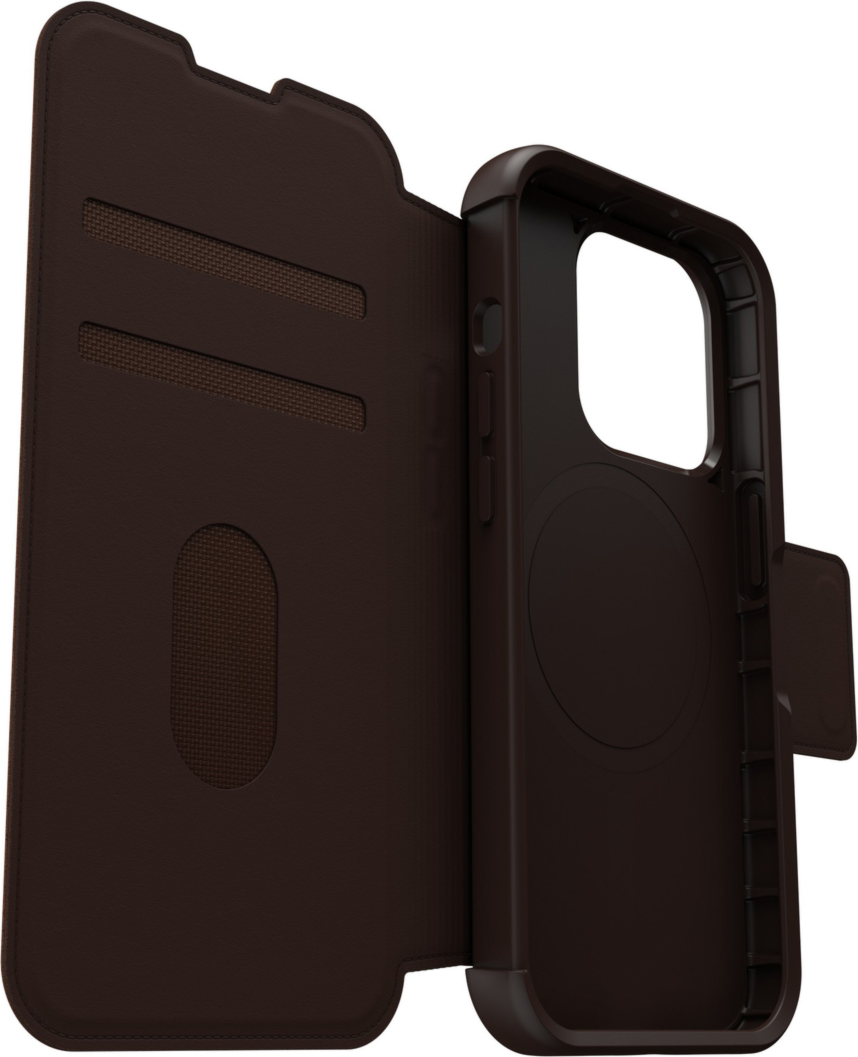 The premium leather Strada Series Folio by OtterBox blends handcrafted style and premium protection.