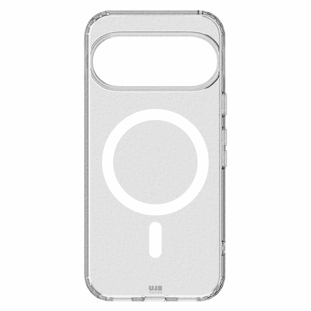 Blu Element - Coque résistante Dropzone à paillettes avec aimants, transparente, pour Google Pixel 11
