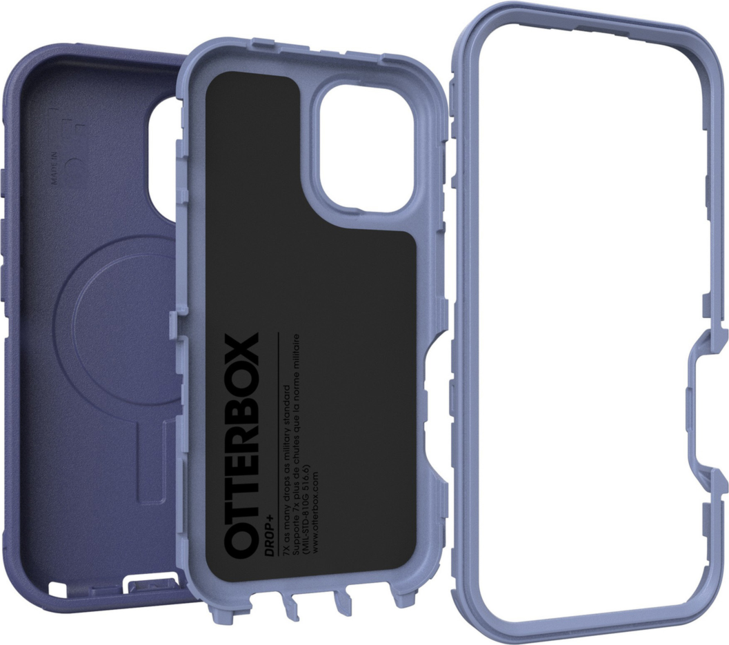 The OtterBox Defender Series Pro with MagSafe is the toughest case providing rugged protection against harsh drops. Equipped with MagSafe magnets and non-slip texturing.