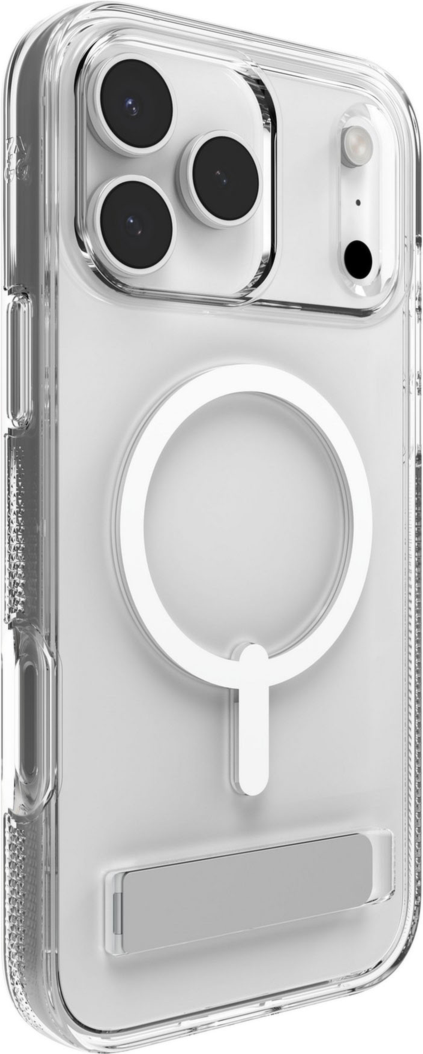 ZAGG - Crystal Palace Snap Case with Kickstand for Apple iPhone 17 Pro Max - Clear