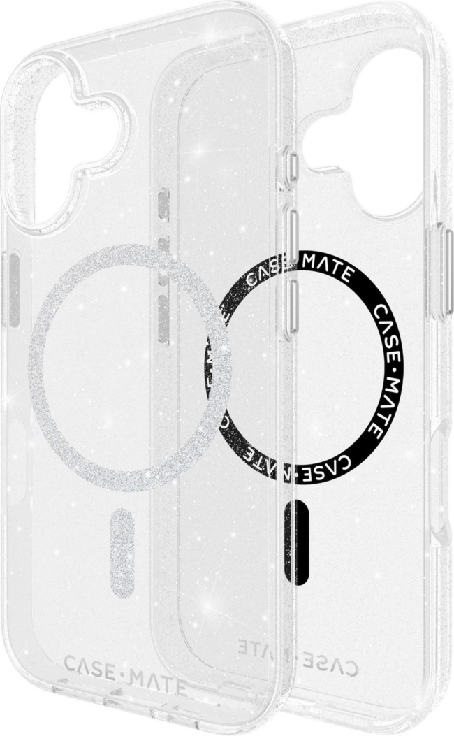 Case-Mate - Twinkle MagSafe Case for Apple iPhone 17 - Twilight Silver