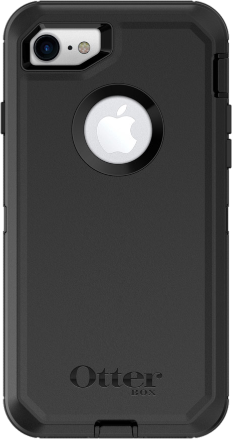 OtterBox iPhone SE/8/7 Defender Case - Black