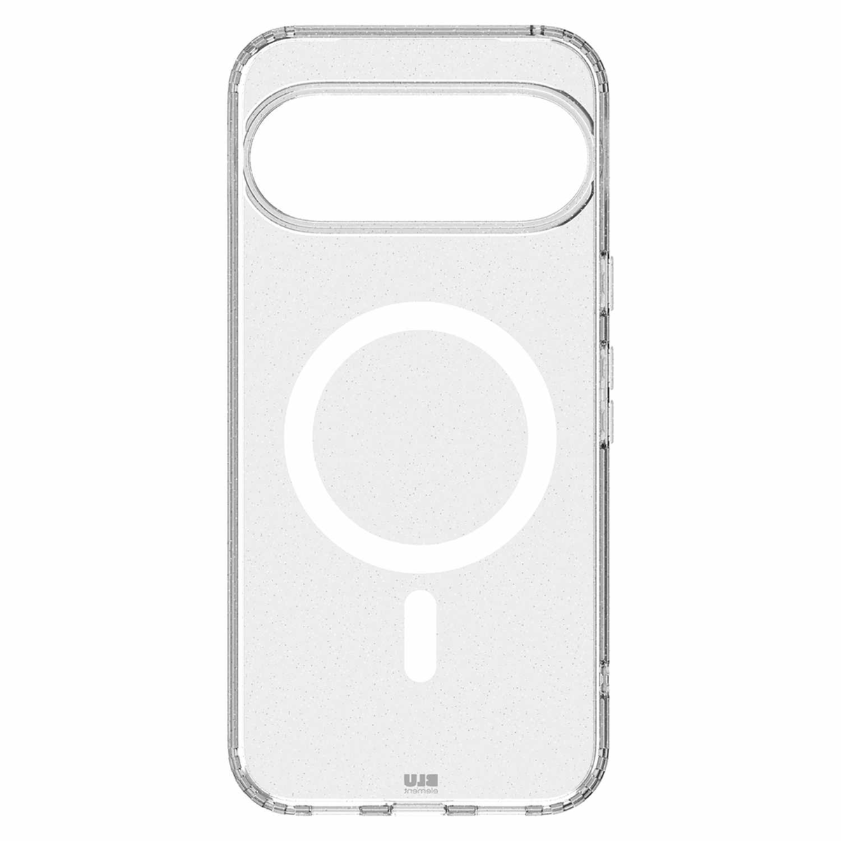 Blu Element - Coque résistante à paillettes « Dropzone » transparente avec aimants pour Google Pixel 11 Pro XL
