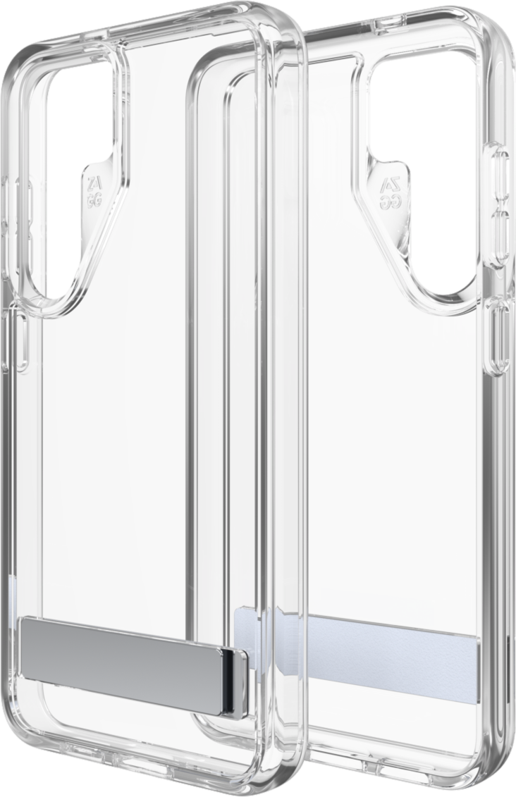 <p>Strengthened with Graphene, ZAGG's Crystal Palace Snap series case with kickstand combines an ultra-slim, crystal-clear profile with up to 13 ft of drop protection.</p>