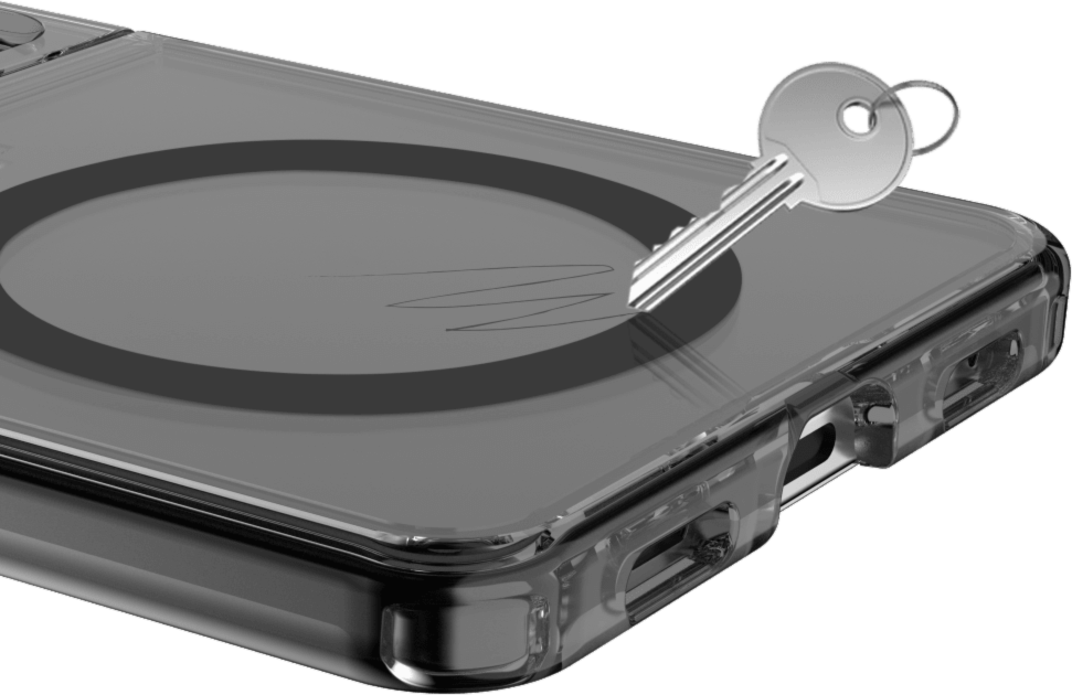 Avana SGB7ACMRISMOK Étui Ice avec MagSafe et Anneau Ash pour Samsung Galaxy Z Flip7