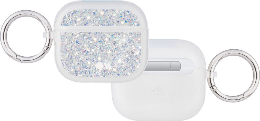The Case-Mate Twinkle AirPods case adds a sparkling, iridescent touch with a slim design and convenient ring clip.