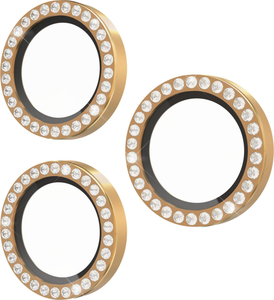 Kate Spade - Aluminum Ring Camera Lens Glass Protector for Apple iPhone 17 Pro Max  /  iPhone 17 Pro - Set in Stone Gold