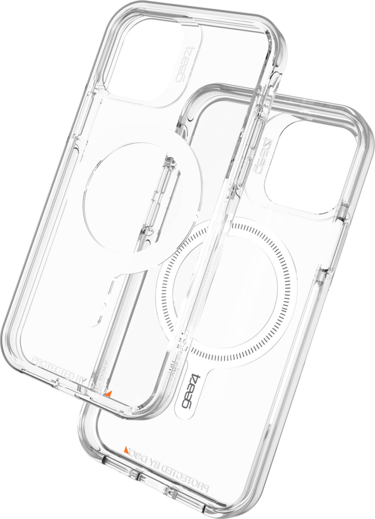 Based on Gear4’s iconic Crystal Palace case, the Crystal Palace Snap case provides clear D3O® protection with MagSafe compatibility.
