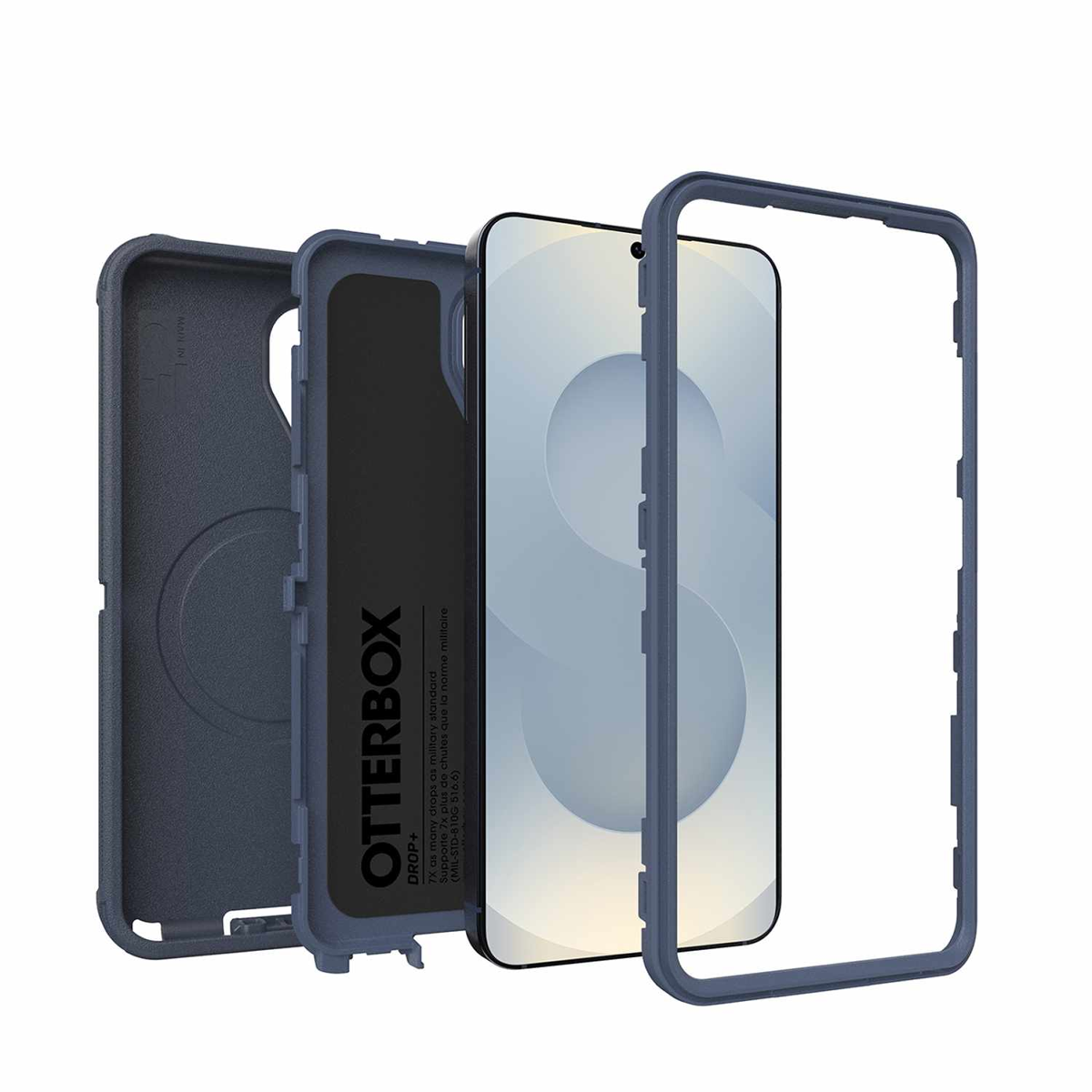 OtterBox 7799854 Étui Defender Pro avec Magnets Bleu Sentiment pour Samsung Galaxy S26
