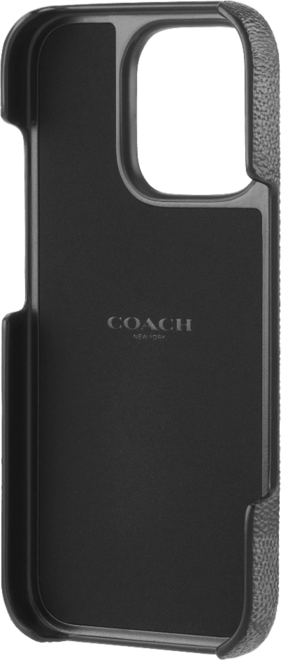 The Coach Slim Wrap Case is durably designed with an impressive 12 ft drop protection and thin profile for wireless charging.