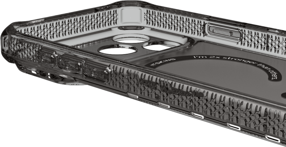 ITSKINS AP7XHBVARSMOK Étui Hybrid_R Vapor MagSafe Smoke pour iPhone 17 Pro