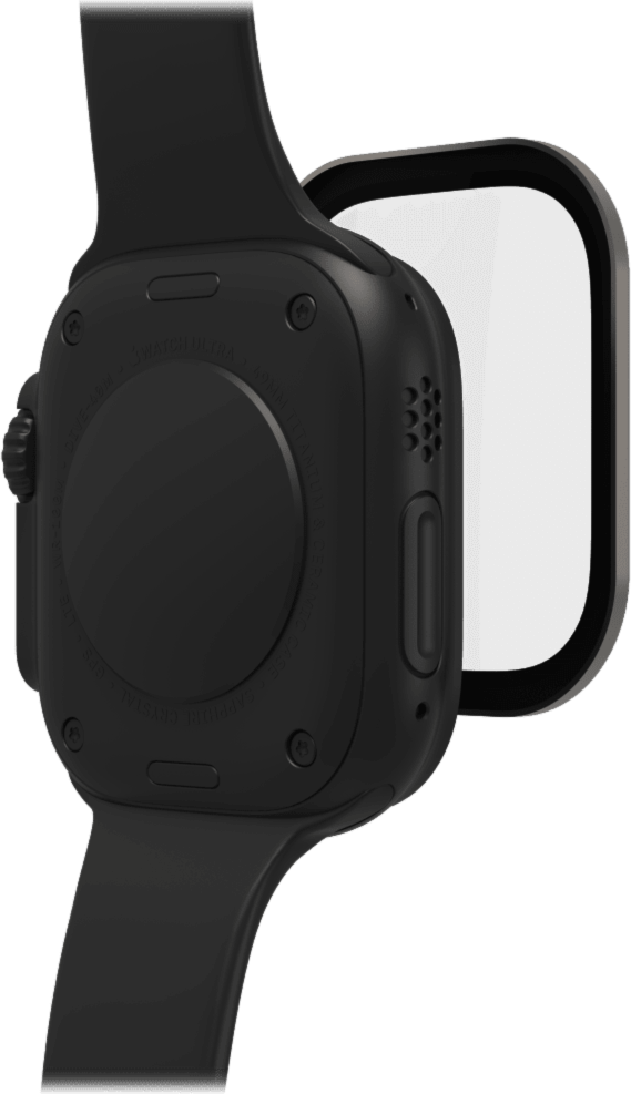 <p>Fortified with graphene, the ZAGG InvisibleShield Glass XTR4 Screen Protector for Apple Watch features a blue light filter, anti-reflective technology, and a sleek aluminum frame.</p>