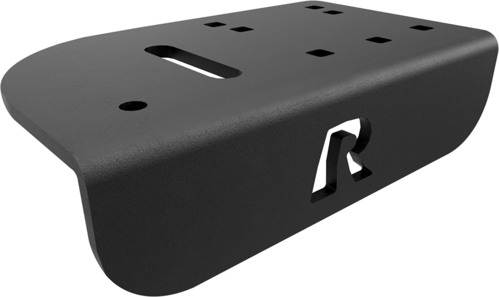 The RAM® No-Drill™ Laptop Mount for the Ford Transit Full Size Van features a heavy-duty steel mounting base custom designed to fit this vehicle perfectly.