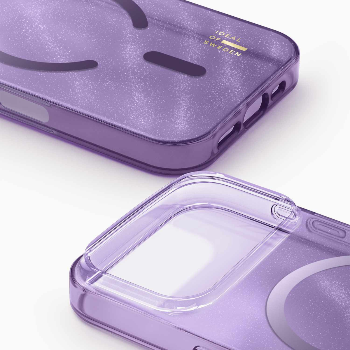 Ideal of Sweden - Étui Clear MagSafe Cherry Crush pour iPhone 18 Pro/17 Pro