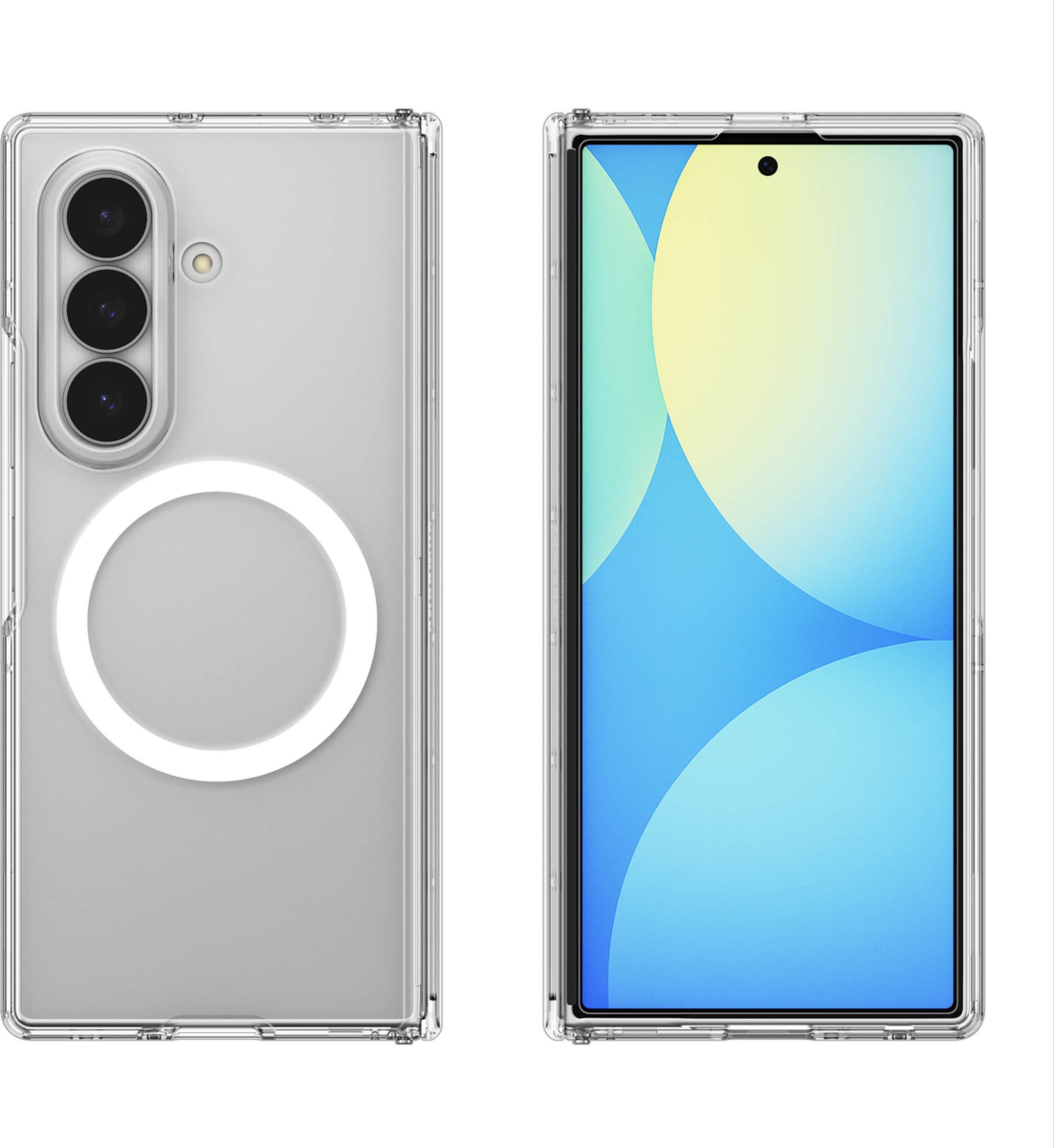 Samsung Galaxy Z Fold8 Ultra Spigen Crystal Hybrid Pro MagFit - Clear/White
