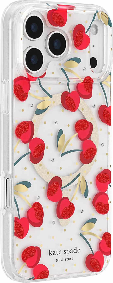 Kate Spade - Protective MagSafe Case Cherry Dot for iPhone 18 Pro/17 Pro
