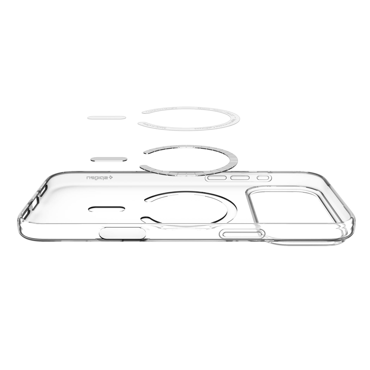 The Spigen Crystal Flex MagFit case delivers slim, clear protection with military-grade drop defense, built-in magnets, and lasting clarity.