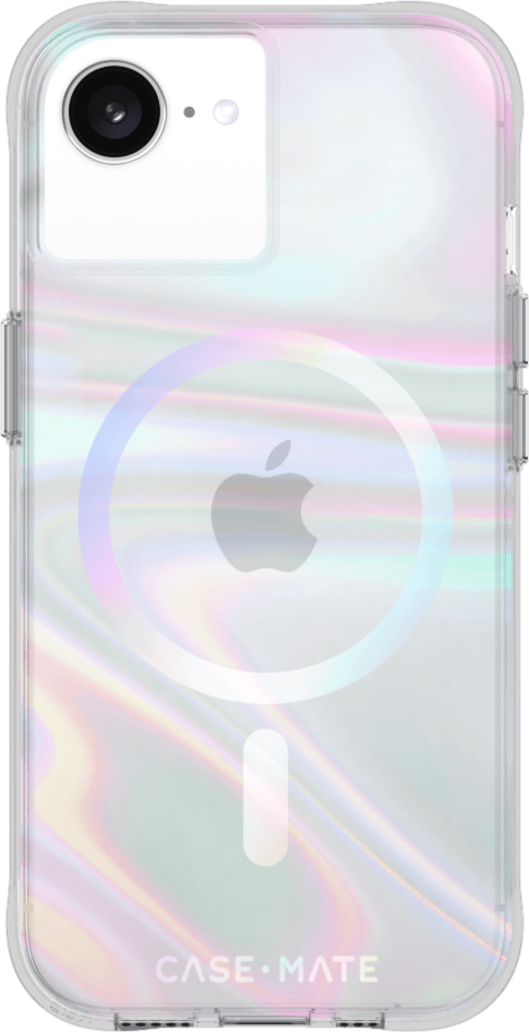 With more than 12 feet of protection, the Case-Mate Soap Bubble MagSafe case is designed to guard the device in a bubble of style that lets any personality shine.