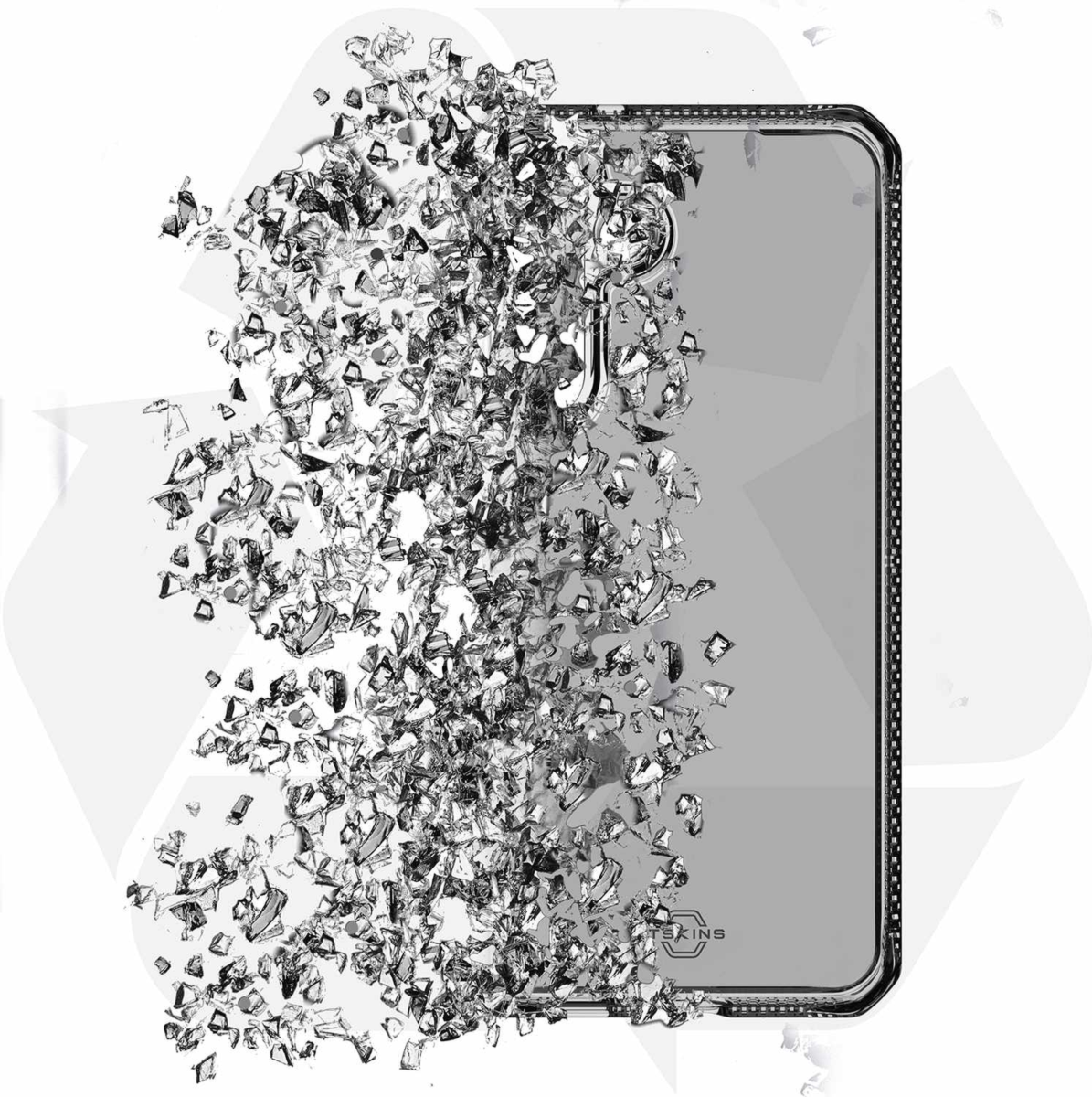 ITSKINS - Spectrum_R Coque transparente Smoke pour Samsung Galaxy S26 FE/Galaxy S25 FE