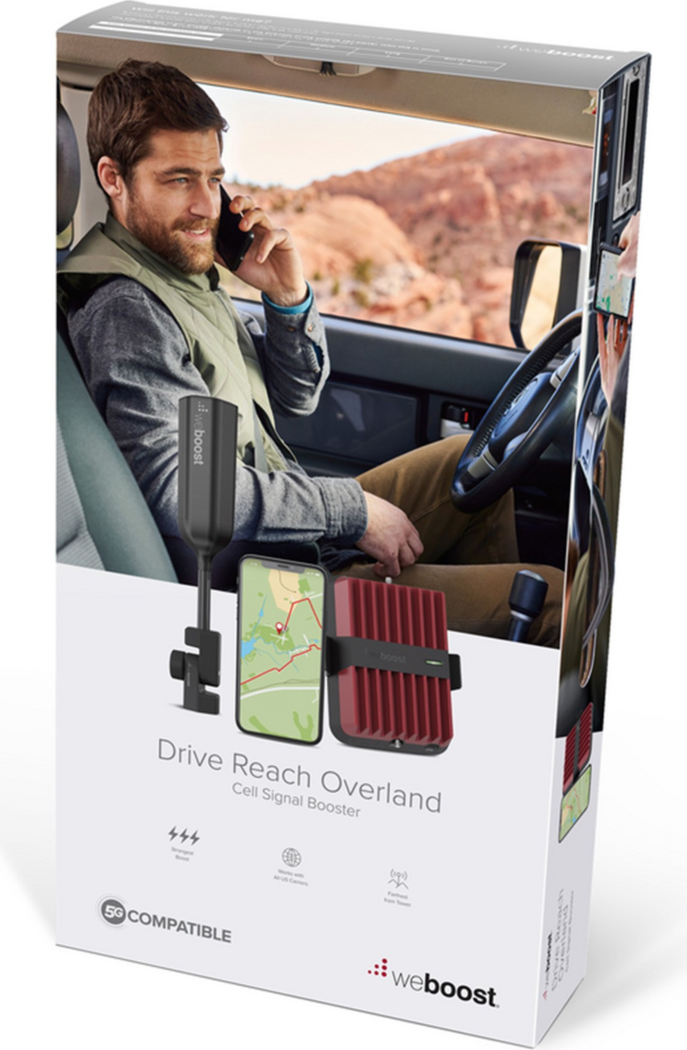 <p>Specifically designed for overland and off-road vehicles, the weBoost Drive Reach Overland sports a durable, all-weather omni antenna, providing maximum connectivity when off the beaten path.</p>