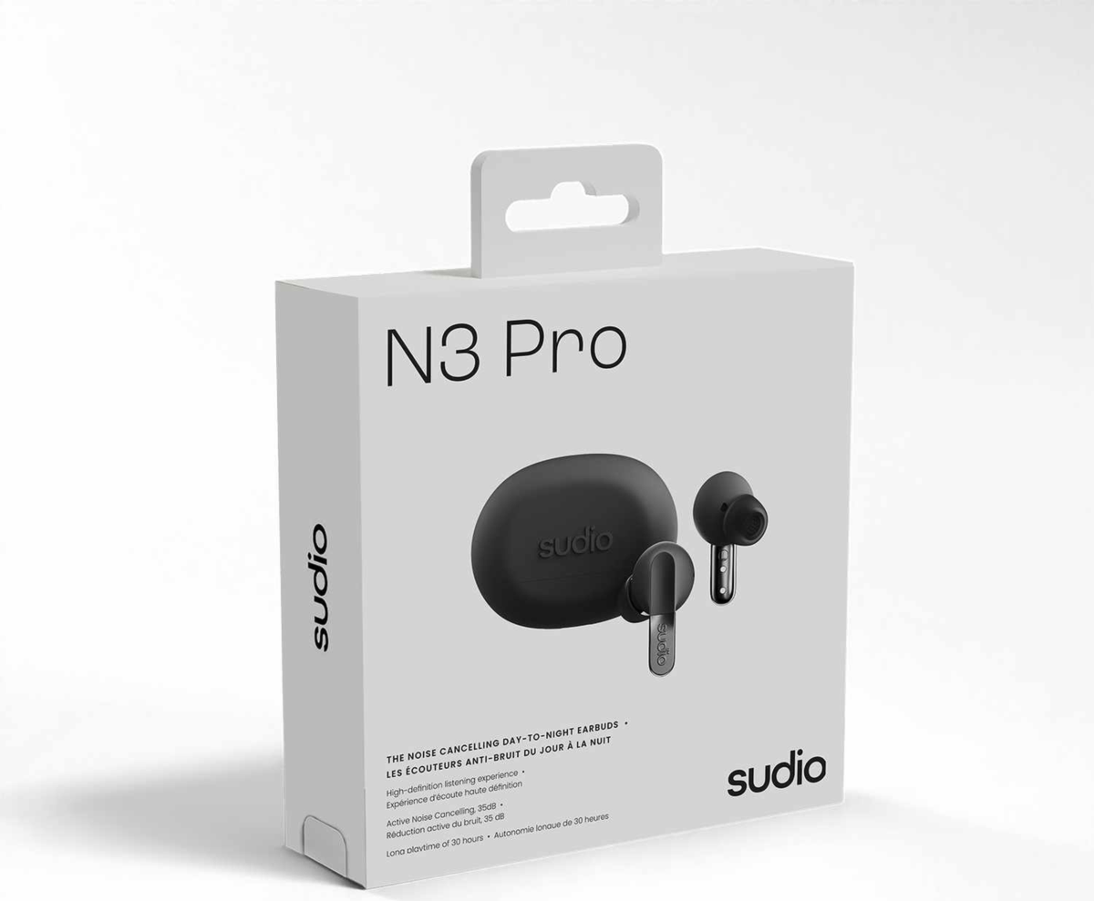 Sudio N3PROBLK Écouteurs sans Fil N3 Pro ANC Noir