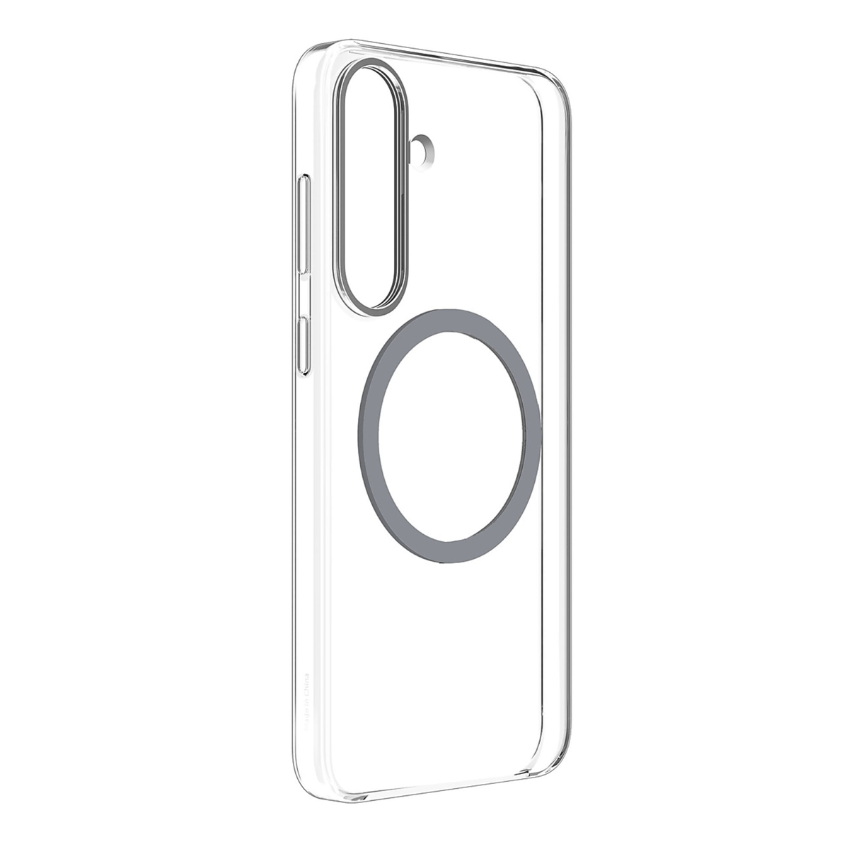 Samsung’s Clear Magnet Case with its magnetic compatibility allows for effortless attachment to various accessories.