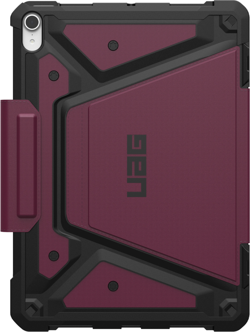 UAG 124473119049 Étui Robuste Metropolis SE Folio Bordeaux pour iPad Air 11 2024 (6th Gen)/Air 5th Gen/Air 4th Gen